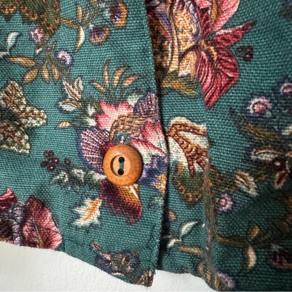 vintage 90s floral midi skirt - Picture 4 of 11